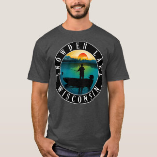 Snowden Lake Wisconsin Fishing T-Shirt