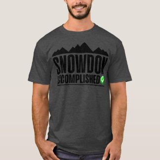 Snowdon Accomplished Hiking Snowdonia Wales T-Shirt