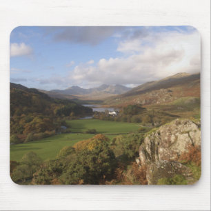 Snowdon from Capel Curig, Gwynedd, Wales (RF) Mouse Pad