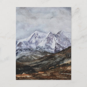 Snowdon Horseshoe in Winter.JPG Postcard