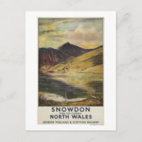 Snowdon Mountain View Railway Poster