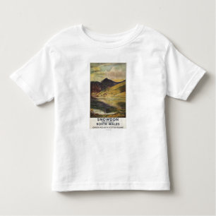 Snowdon Mountain View Railway Poster Toddler T-Shirt