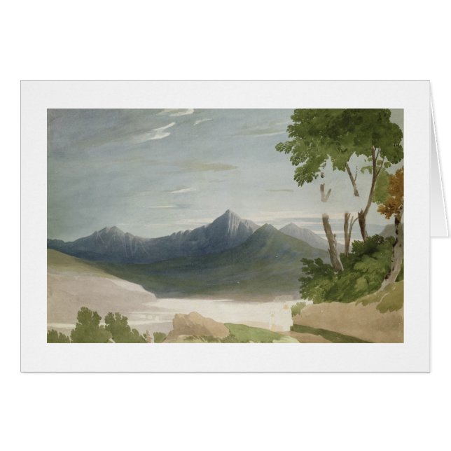 Snowdon (w/c with pencil) (Front Horizontal)