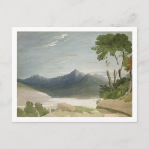 Snowdon (w/c with pencil) postcard