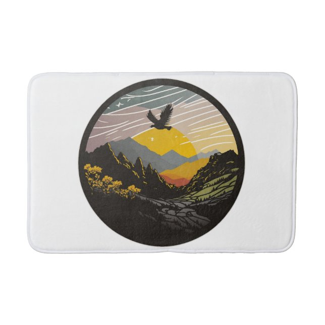 Snowdonia Bath Mat (Front)
