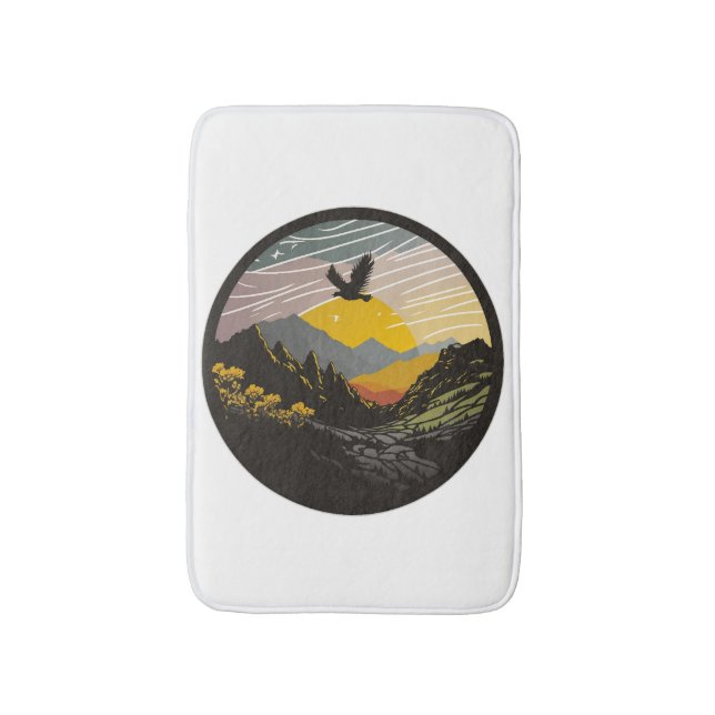 Snowdonia Bath Mat (Front Vertical)