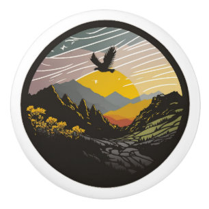Snowdonia Ceramic Knob