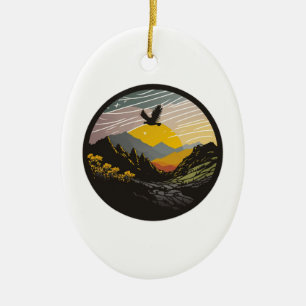 Snowdonia Ceramic Ornament