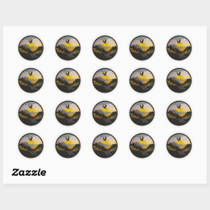 Snowdonia Classic Round Sticker