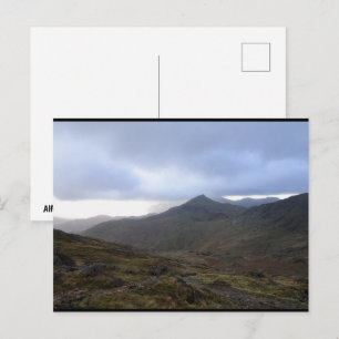 Snowdonia Mountains Postcard