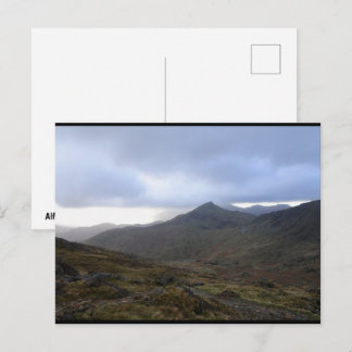 Snowdonia Mountains Postcard