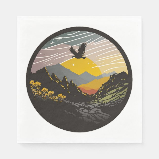 Snowdonia Napkin (Front)