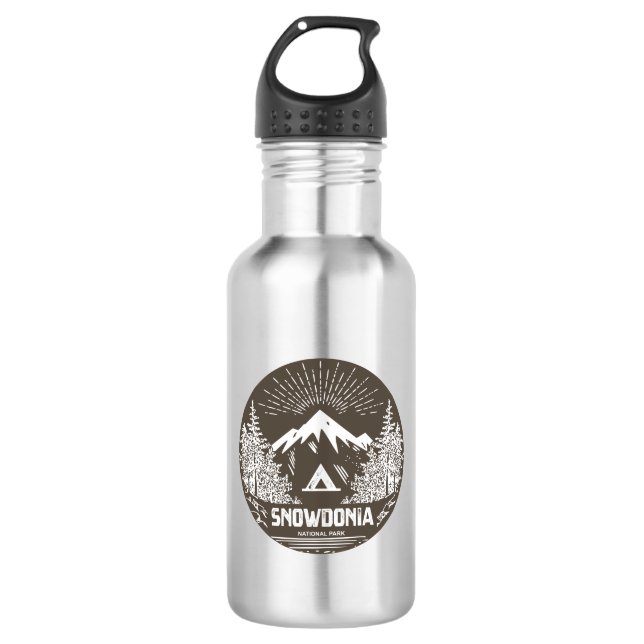 Snowdonia National Park 532 Ml Water Bottle (Front)