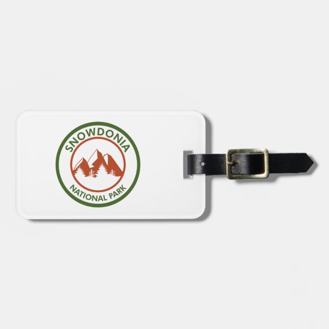 Snowdonia National Park Luggage Tag (Front Horizontal)