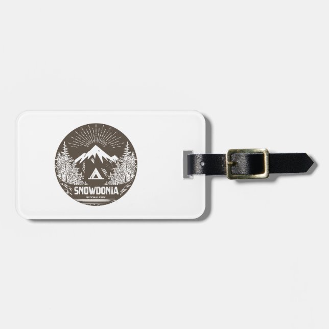 Snowdonia National Park Luggage Tag (Front Horizontal)