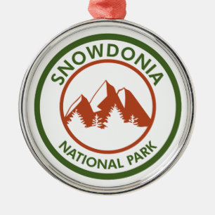 Snowdonia National Park Metal Ornament