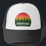 Snowdonia National Park Trucker Hat<br><div class="desc">Situated on the west coast of Britain Snowdonia National Park is the largest National Park in Wales and has the highest mountain and the largest natural lake in Wales. Hiking,  cycling,  camping,  paddling,  fishing - 

Snowdonia has it all!</div>