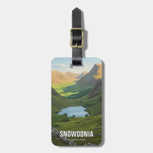 Snowdonia National Park Wales Travel Luggage Tag