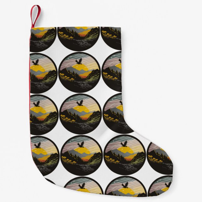 Snowdonia Small Christmas Stocking (Front)