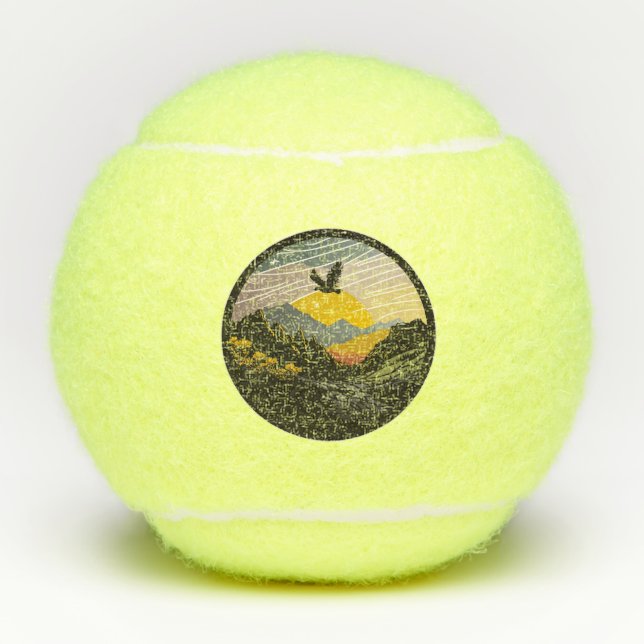 Snowdonia Tennis Balls (Front)