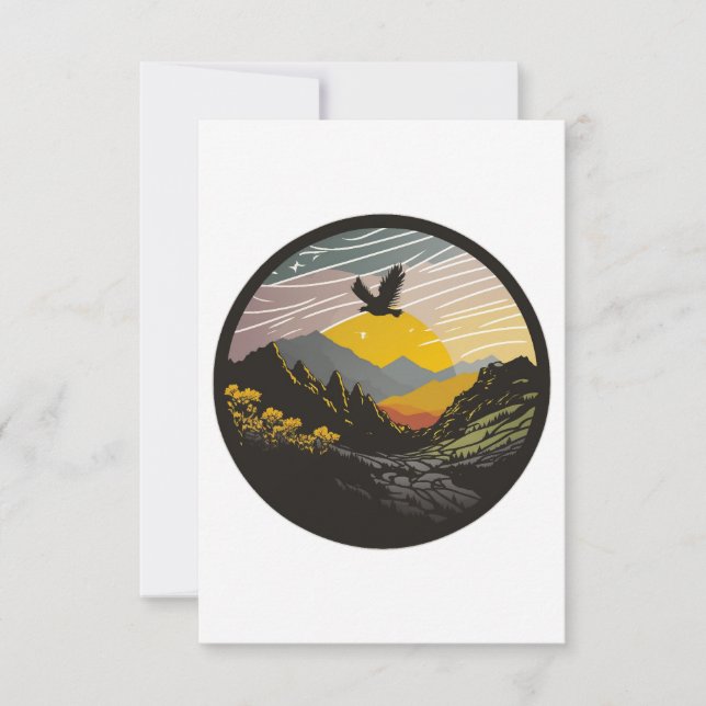 Snowdonia Thank You Card (Front)