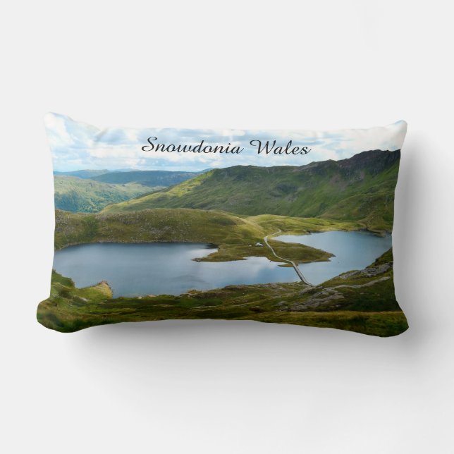 Snowdonia Wales. Lumbar Cushion (Front)