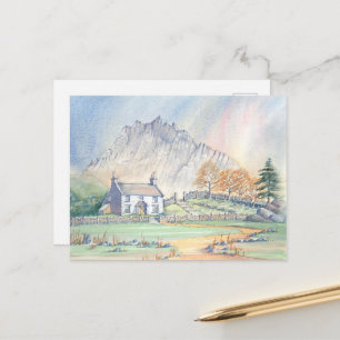 Snowdonia Welsh Mountain Landscape Postcard