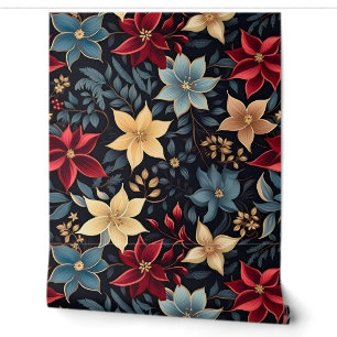 Snowdrop Starry Blooms Botanical Wallpaper