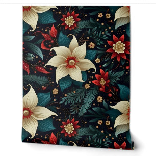 Snowdrop Starry Blooms Botanical Wallpaper