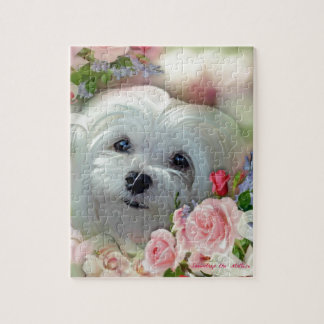 Snowdrop the Maltese Jigsaw Puzzle