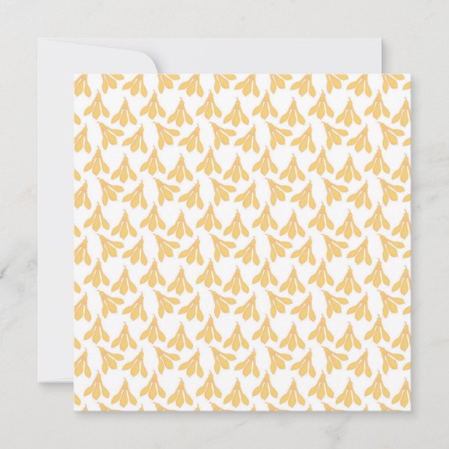 Snowdrop White Rain postcard (Front)