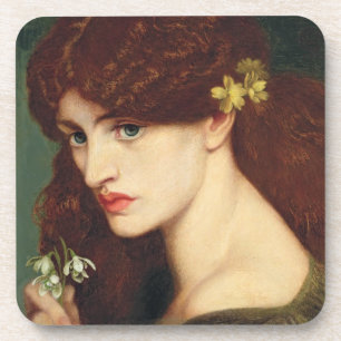 Snowdrops, 1873 (oil on canvas) coaster