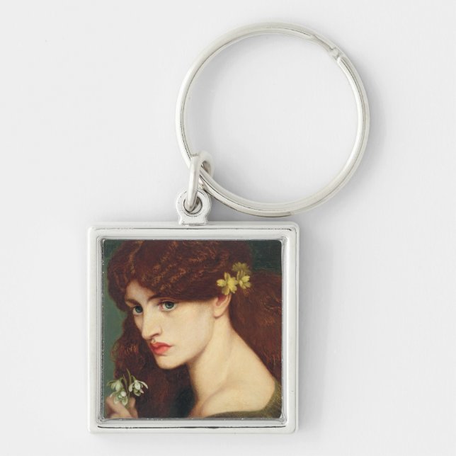 Snowdrops, 1873 (oil on canvas) key ring (Front)
