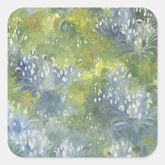 Snowdrops 2014 square sticker (Front)