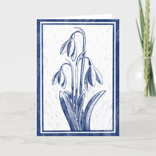 Snowdrops Holiday Card