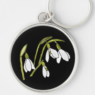 Snowdrops Key Ring