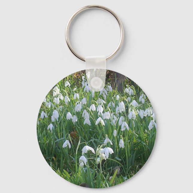 Snowdrops Keychain (Front)