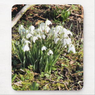 SNOWDROPS MOUSE PAD