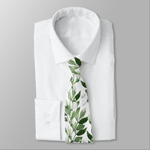 Snowdrops Pattern Tie