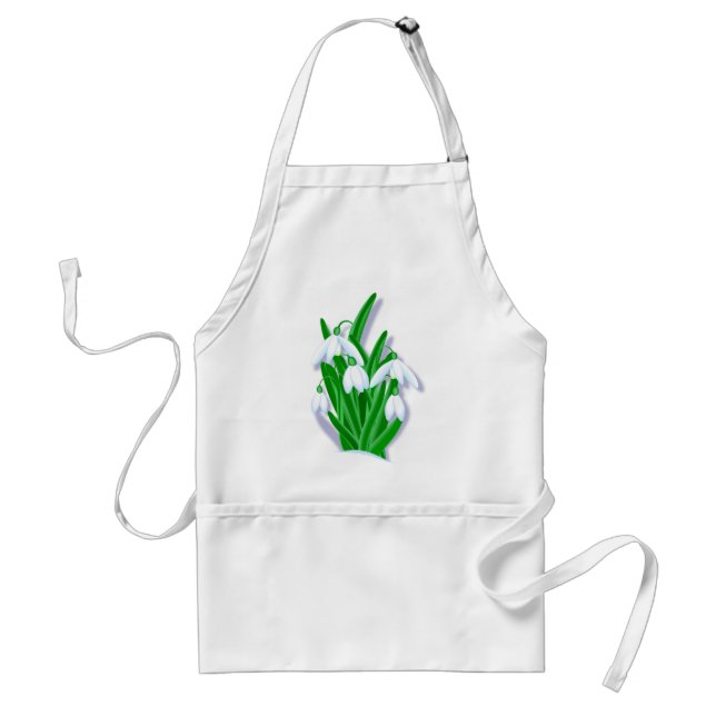 Snowdrops Standard Apron (Front)