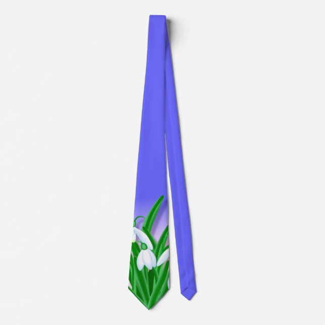 Snowdrops Tie (Front)