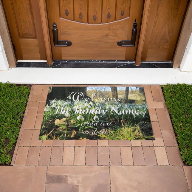 Snowdrops Under an Old Tree - Doormat (Outdoor)