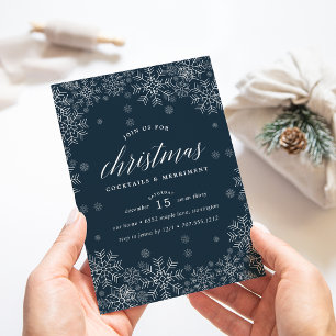 Snowed In   Christmas Party Invitation