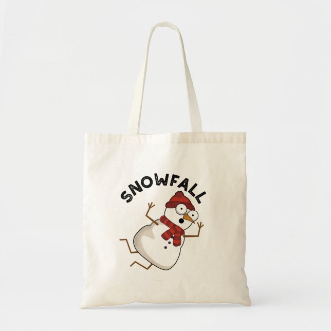 Snowfall Funny Snow Pun  Tote Bag (Front)