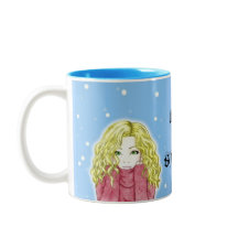 Snowfall Girl Mug