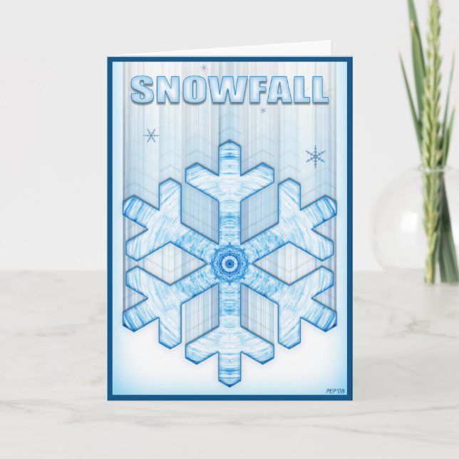 Snowfall Holiday Card (Front)