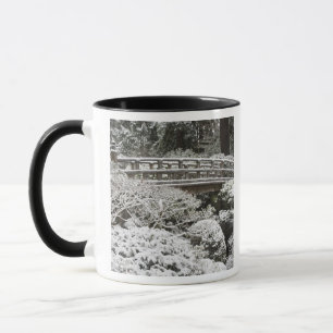 Snowfall in Portland Japanese Garden, Mug