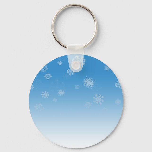 Snowfall Key Ring (Front)