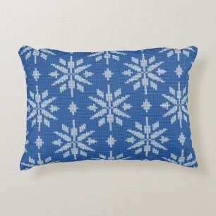 Snowfall Knit Decorative Cushion