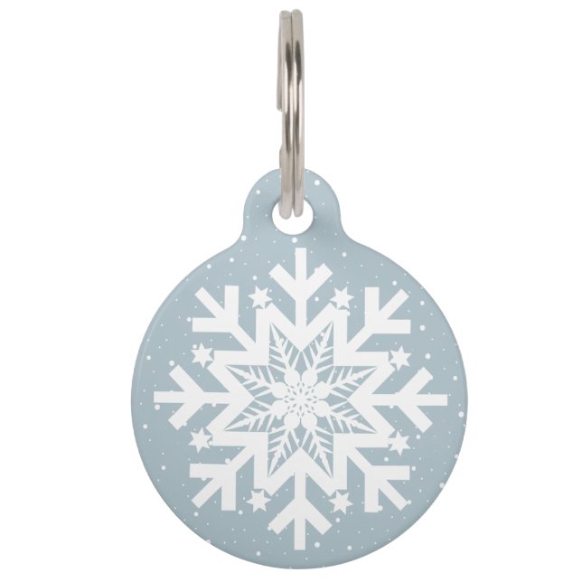 snowfall pet tag (Front)